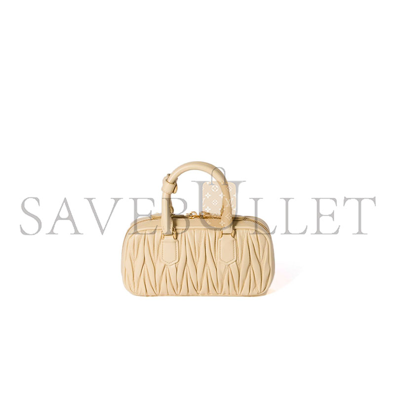MIU MIU ARCADIE MATELASSÉ NAPPA LEATHER MINI-BAG 5BP088 (19*10*5cm)